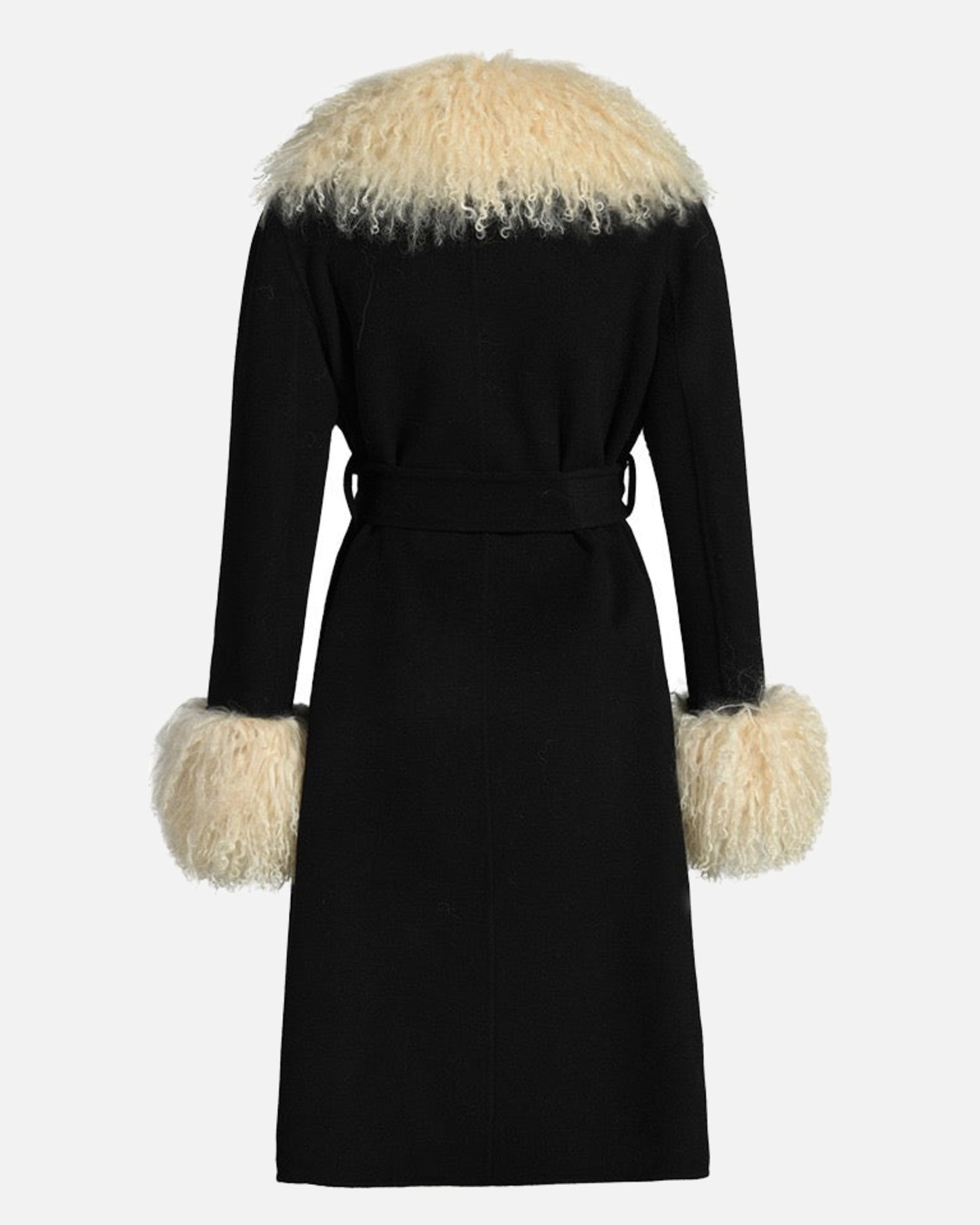Inez Cashmere Shearling Coat