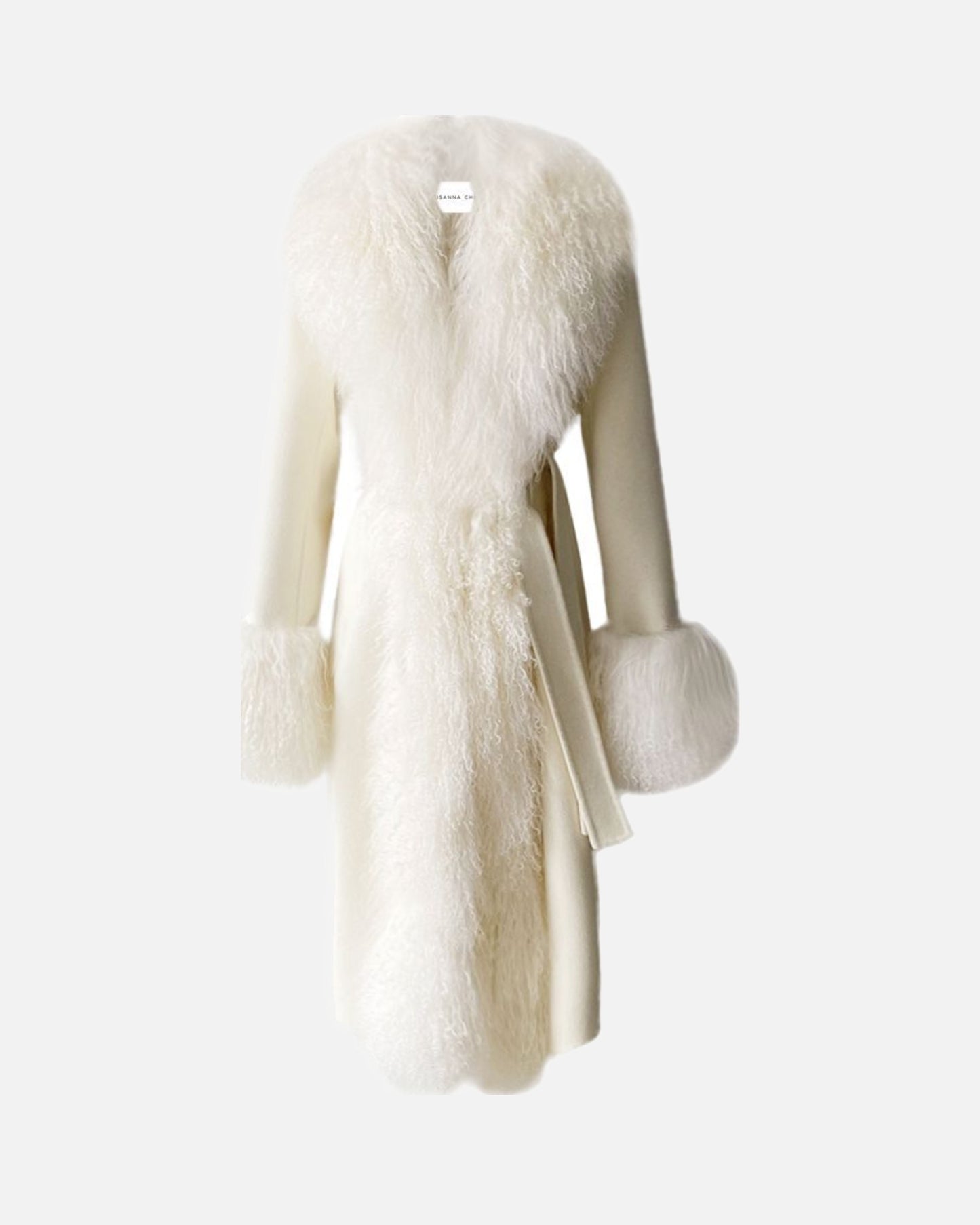 Inez Cashmere Shearling Coat
