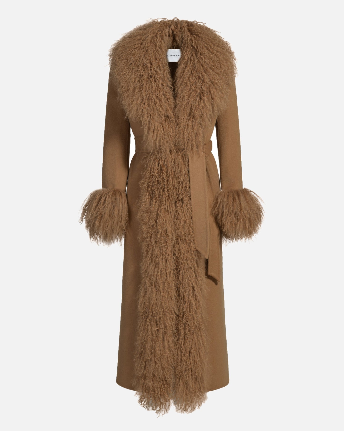 Inez Cashmere Shearling Coat