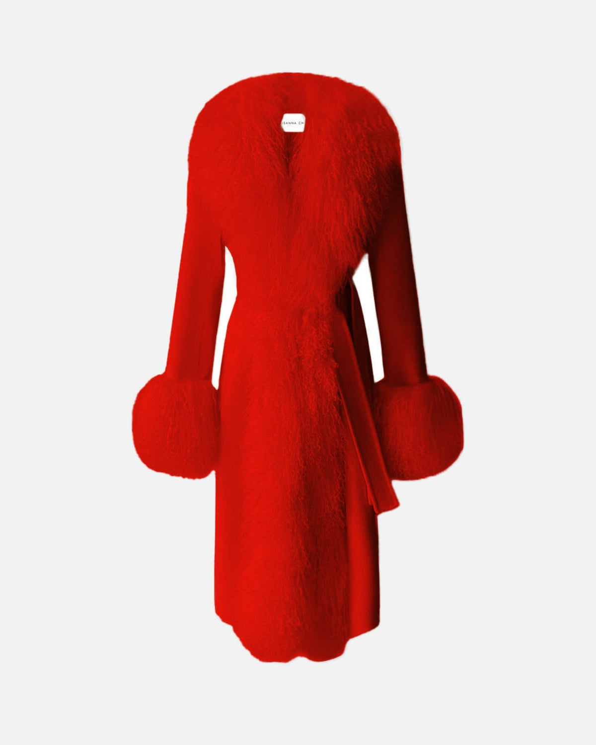 Inez Cashmere Shearling Coat