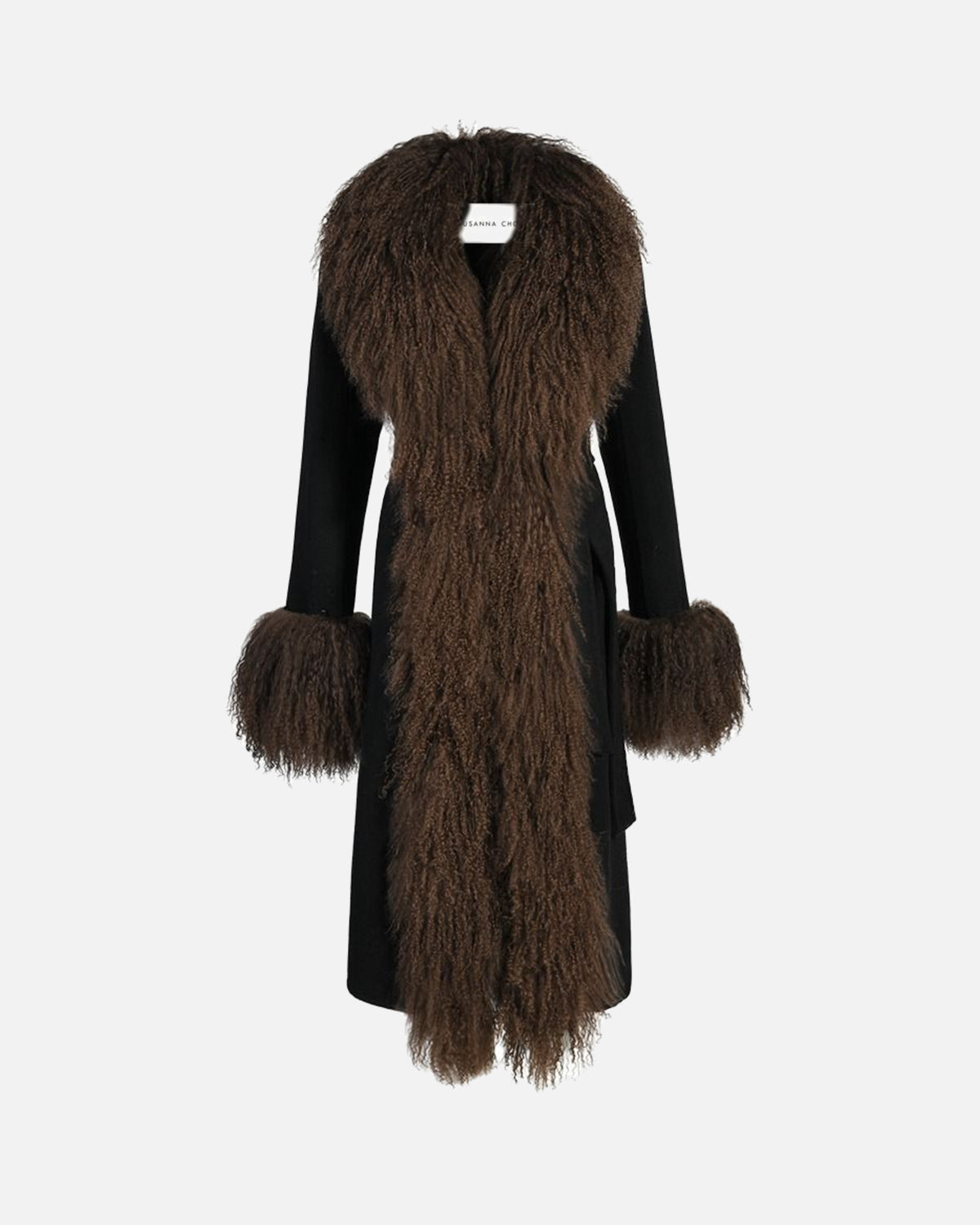 Inez Cashmere Shearling Coat