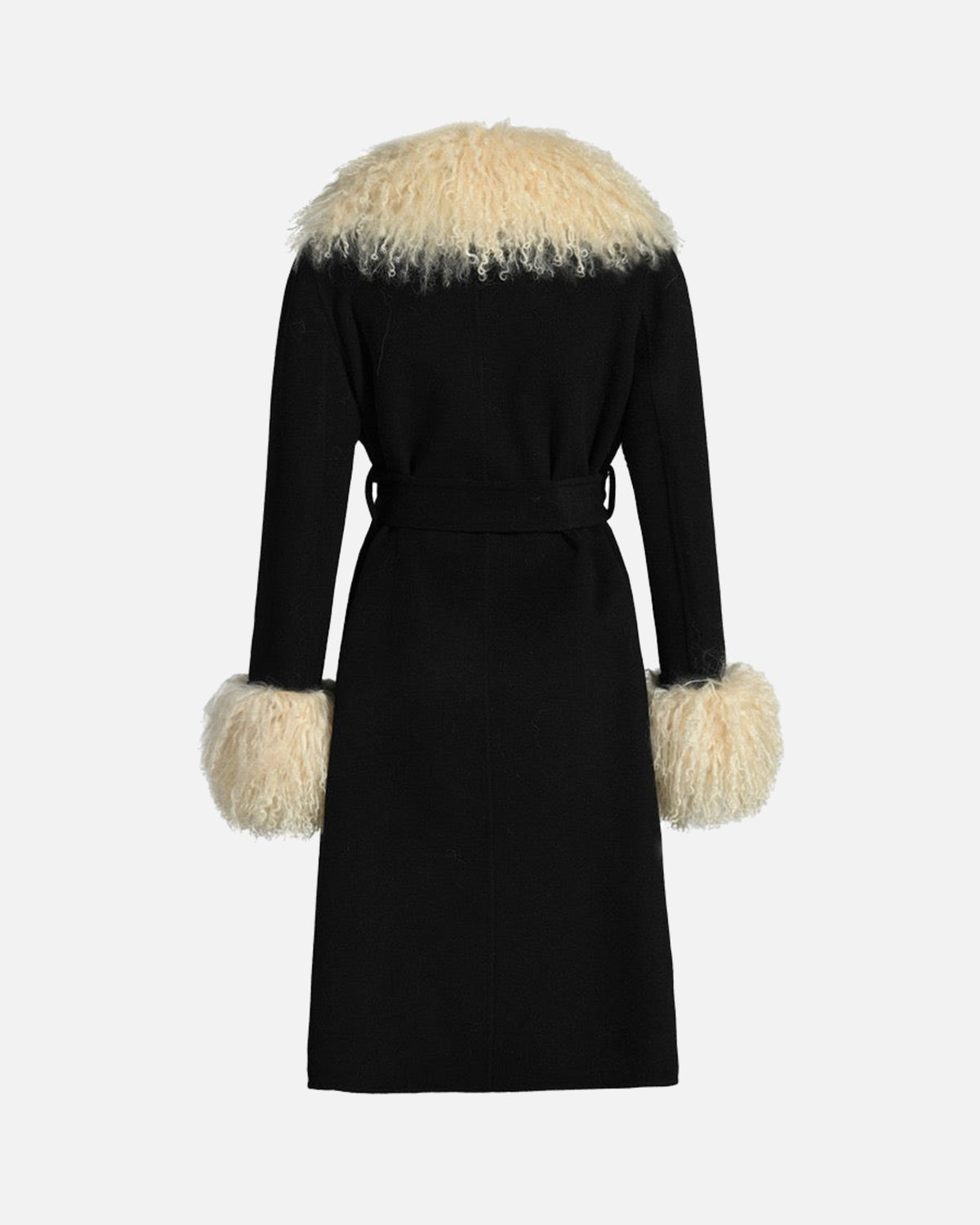 Inez Cashmere Shearling Coat