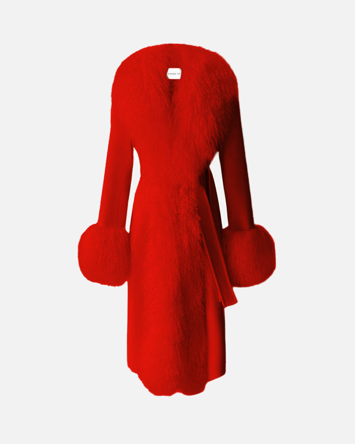 Inez Cashmere Shearling Coat