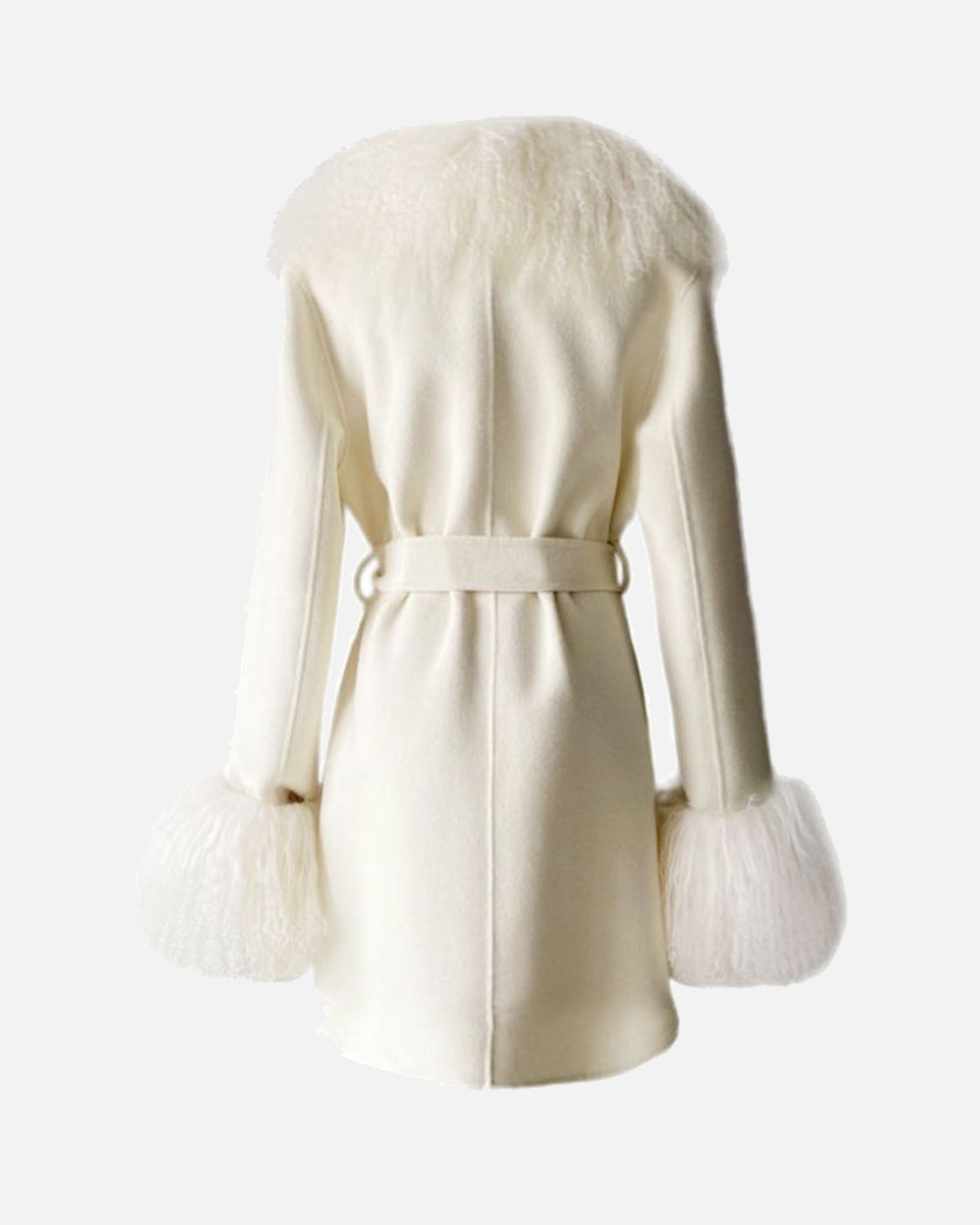 Inez Midi Cashmere Shearling Coat