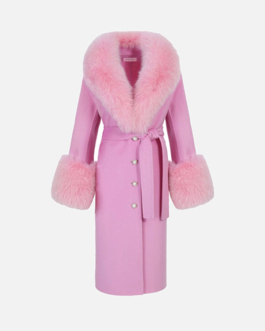 Jojo Cashmere Shearling Coat