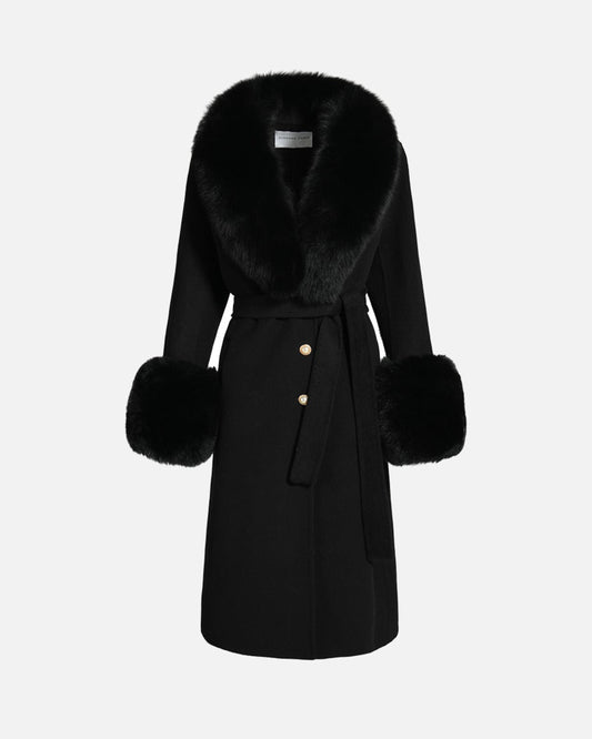 Jojo Cashmere Shearling Coat