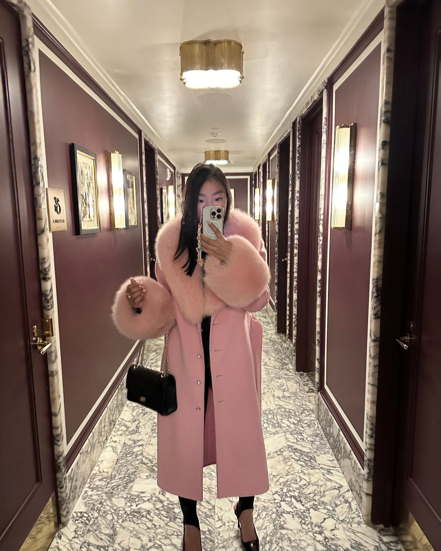 Jojo Cashmere Shearling Coat