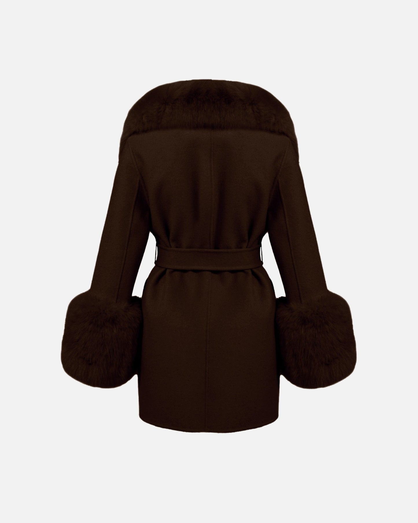 Jojo Midi Cashmere Shearling Coat