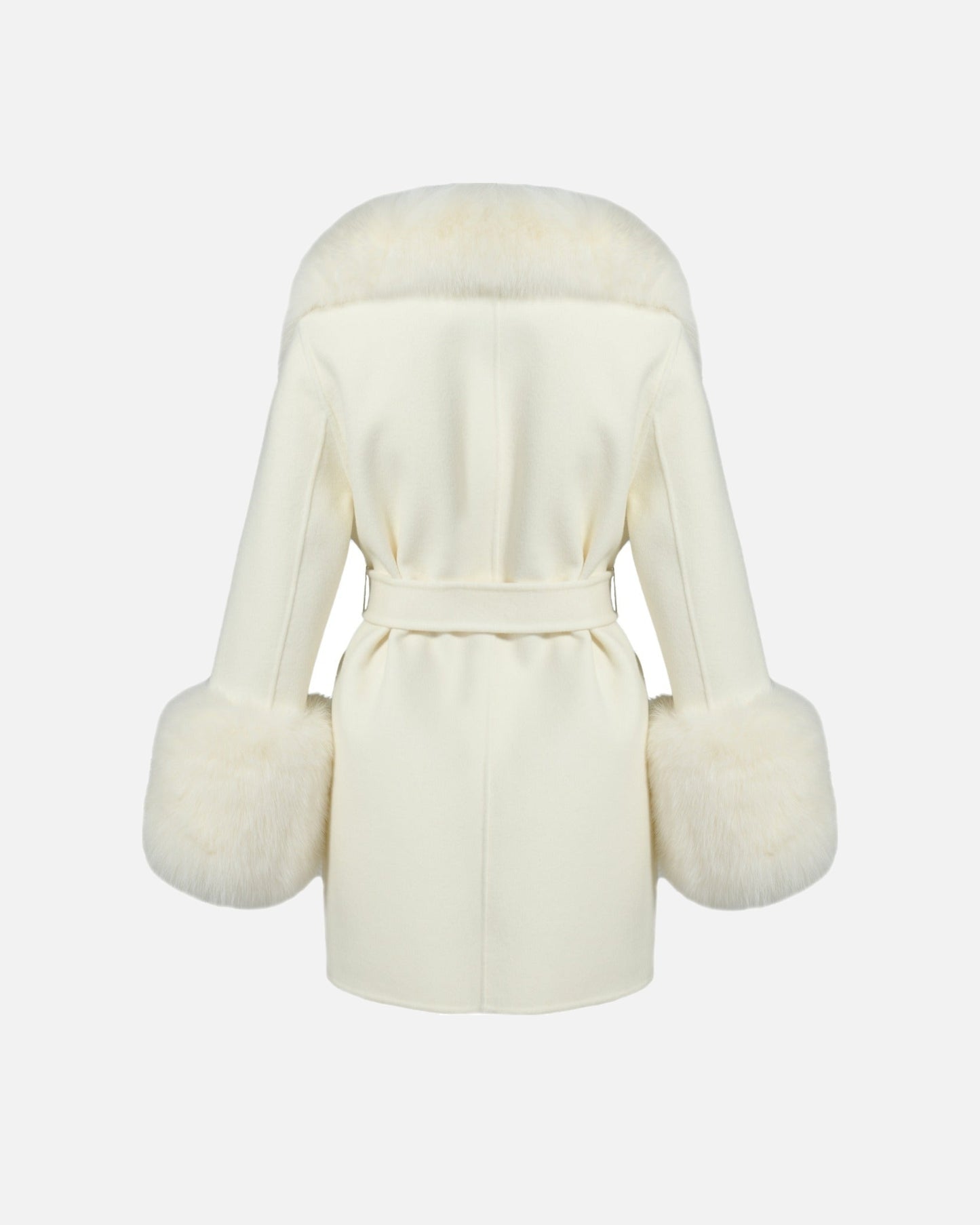 Jojo Midi Cashmere Shearling Coat