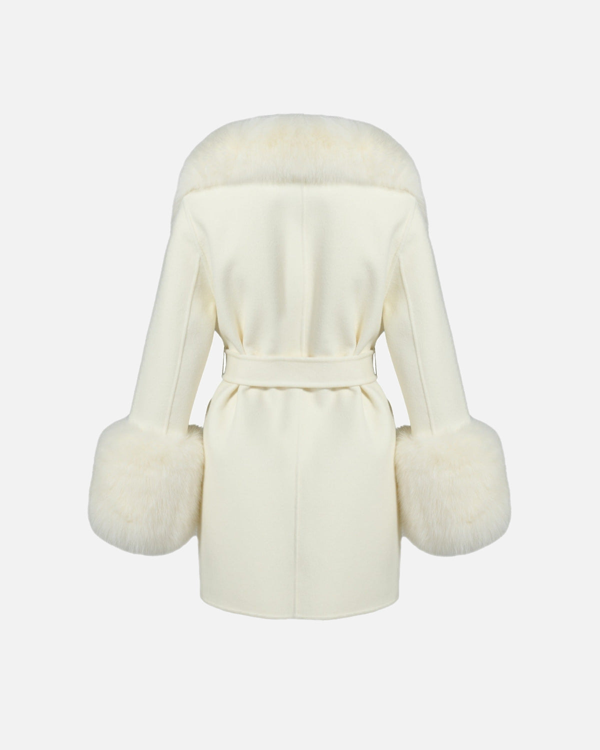 Jojo Midi Cashmere Shearling Coat