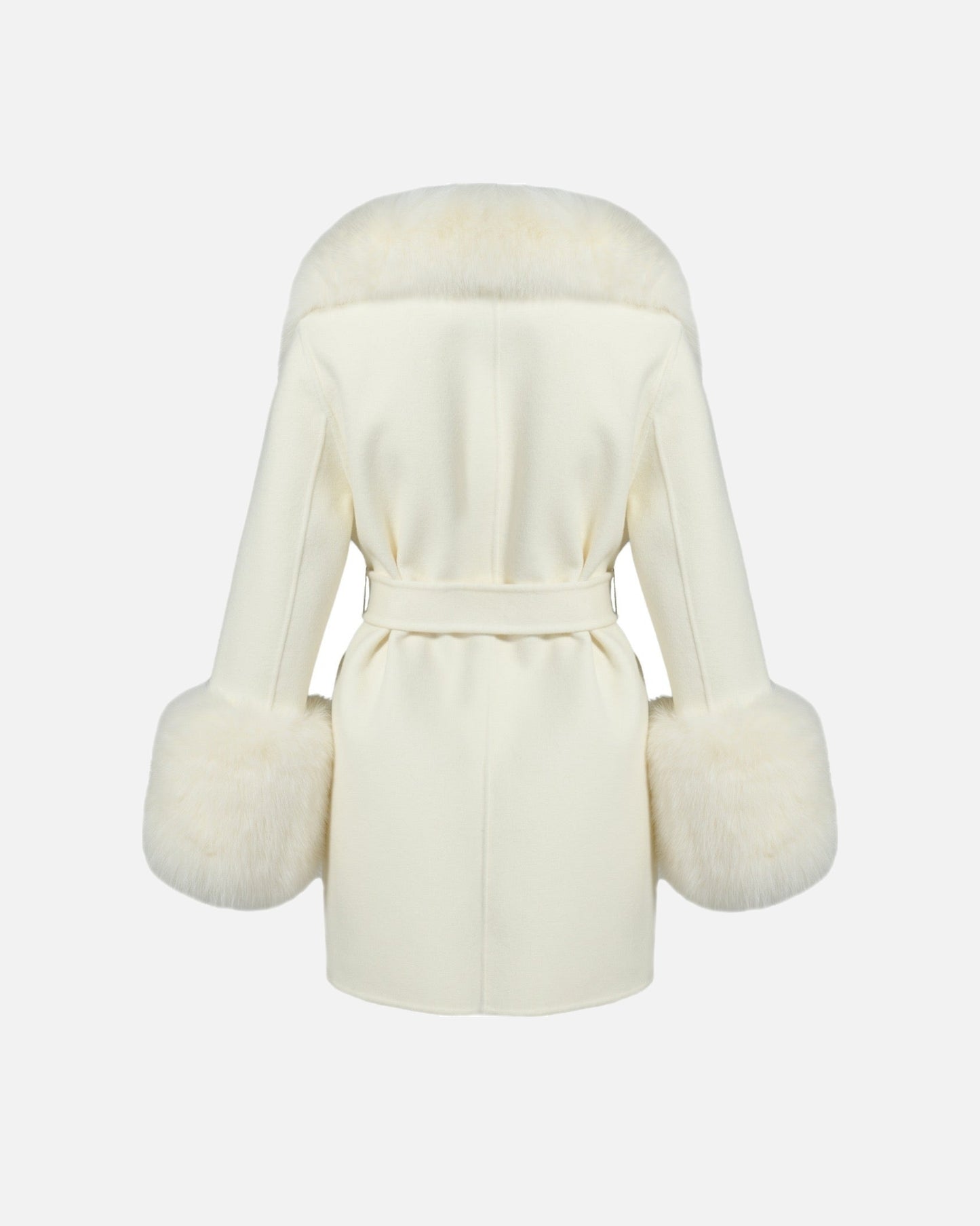 Jojo Midi Cashmere Shearling Coat