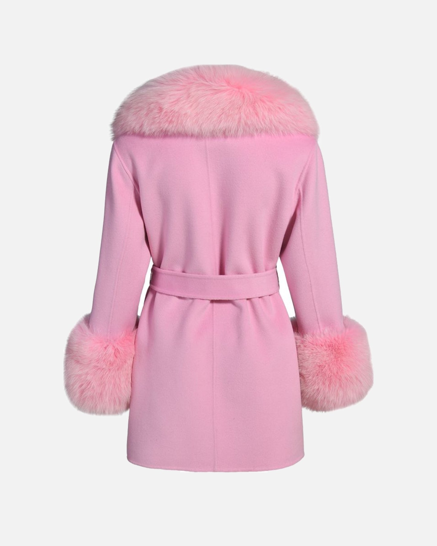 Jojo Midi Cashmere Shearling Coat