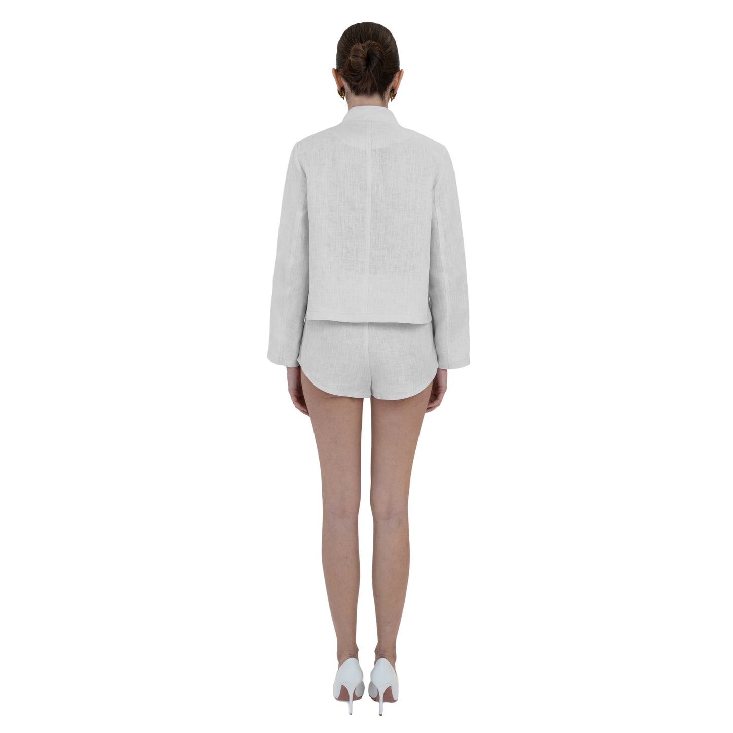 Leighton Linen Mandarin Jacket