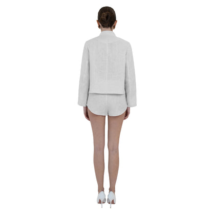 Leighton Linen Mandarin Jacket