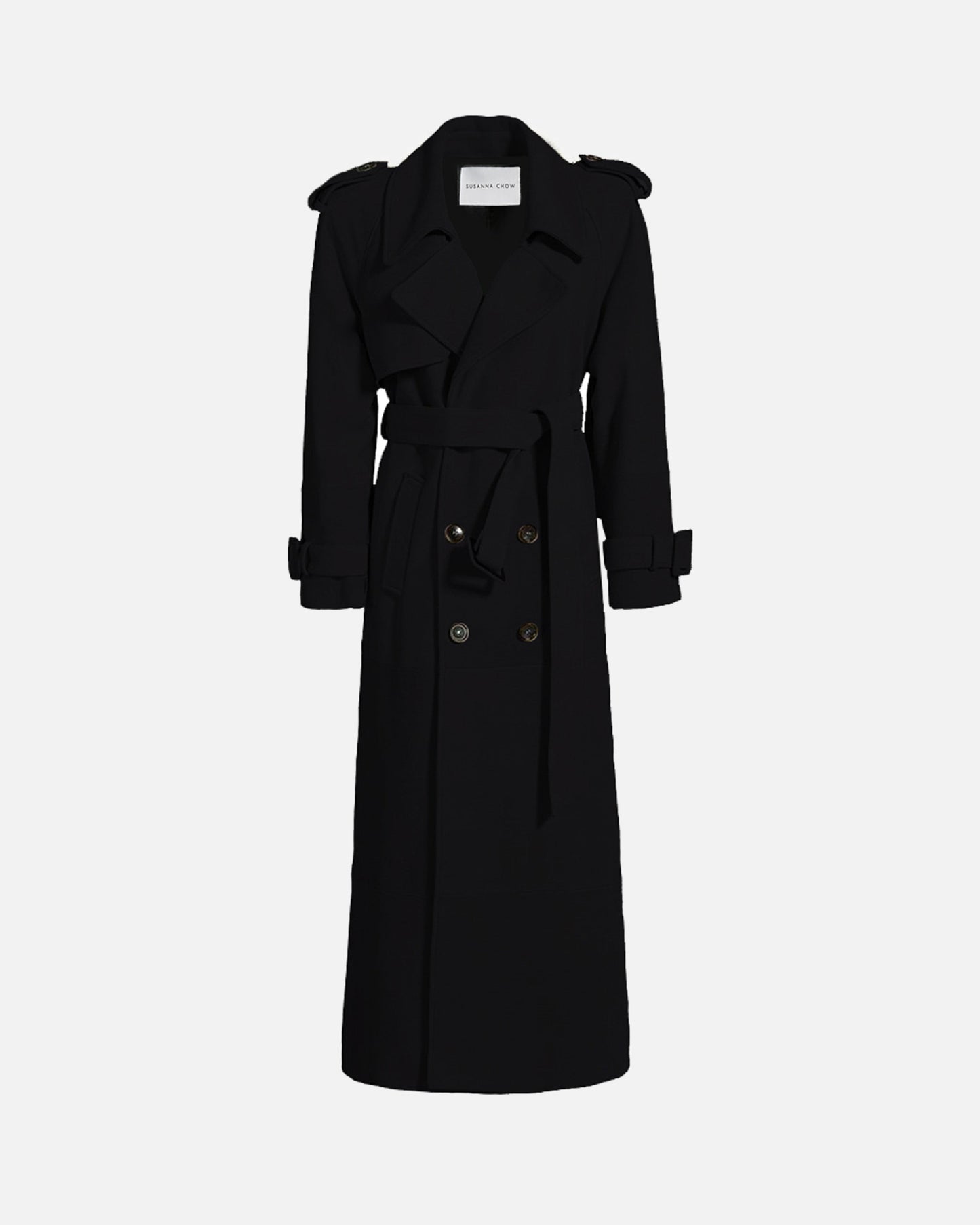 Madison Suede Trench Coat