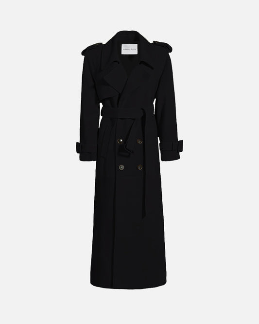 Madison Suede Trench Coat