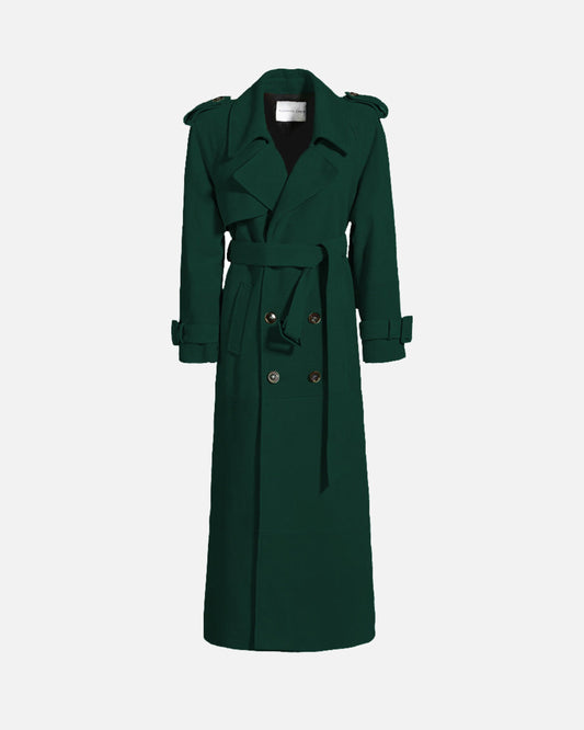 Madison Suede Trench Coat