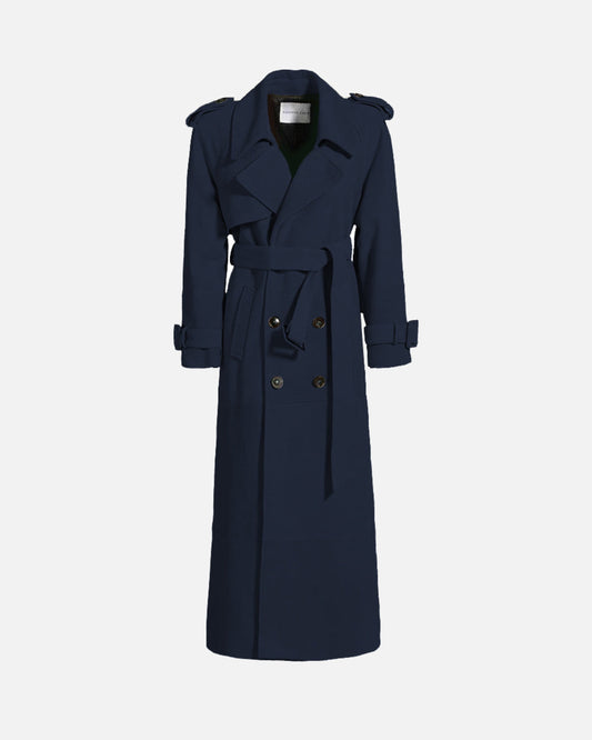 Madison Suede Trench Coat