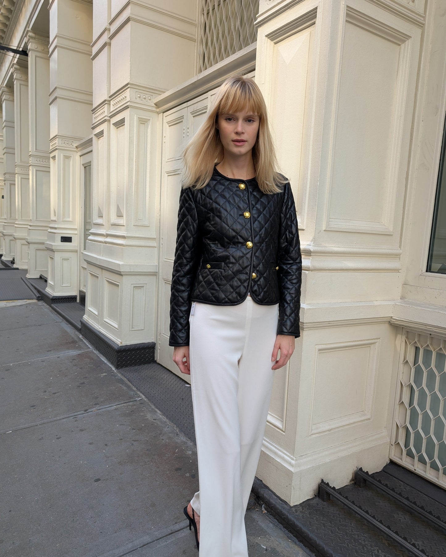 Maxine Quilted Leather Jacket