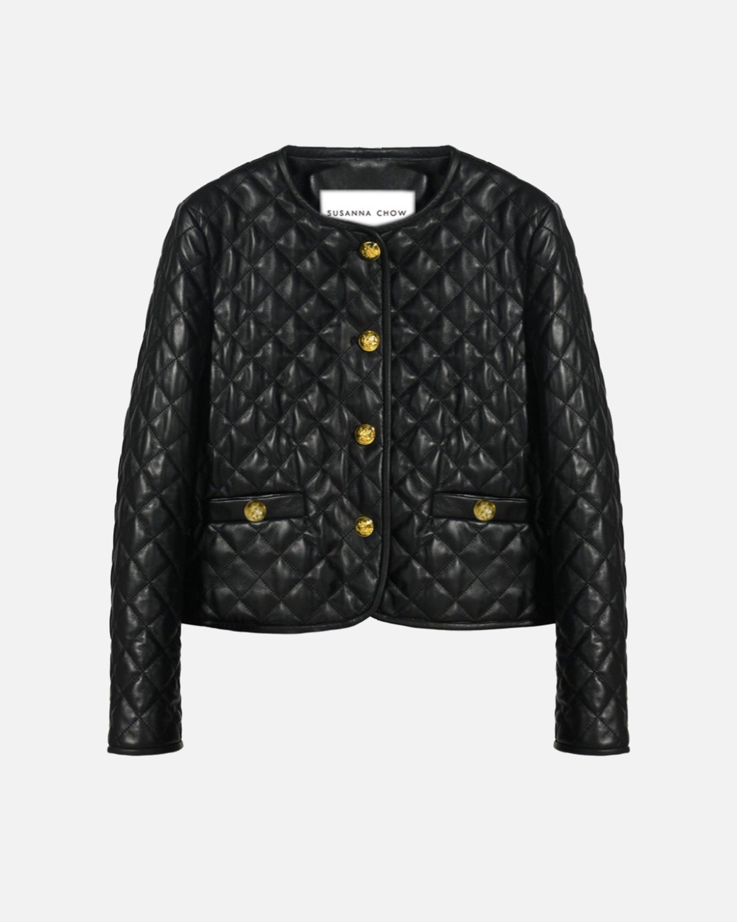 Maxine Quilted Leather Jacket
