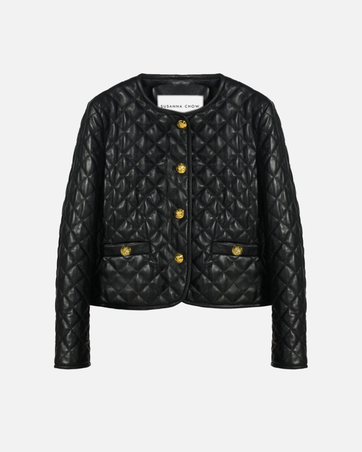 Maxine Quilted Leather Jacket