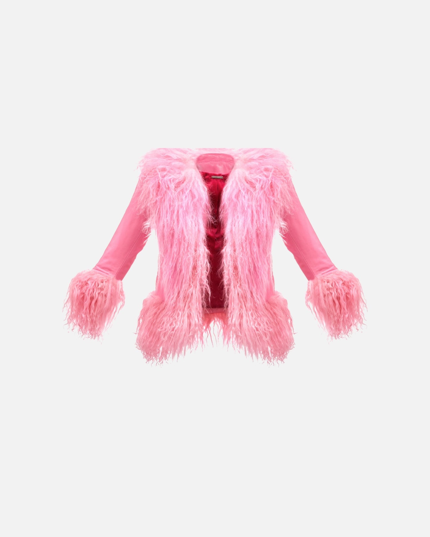 Mini Dorothy Leather Shearling Coat