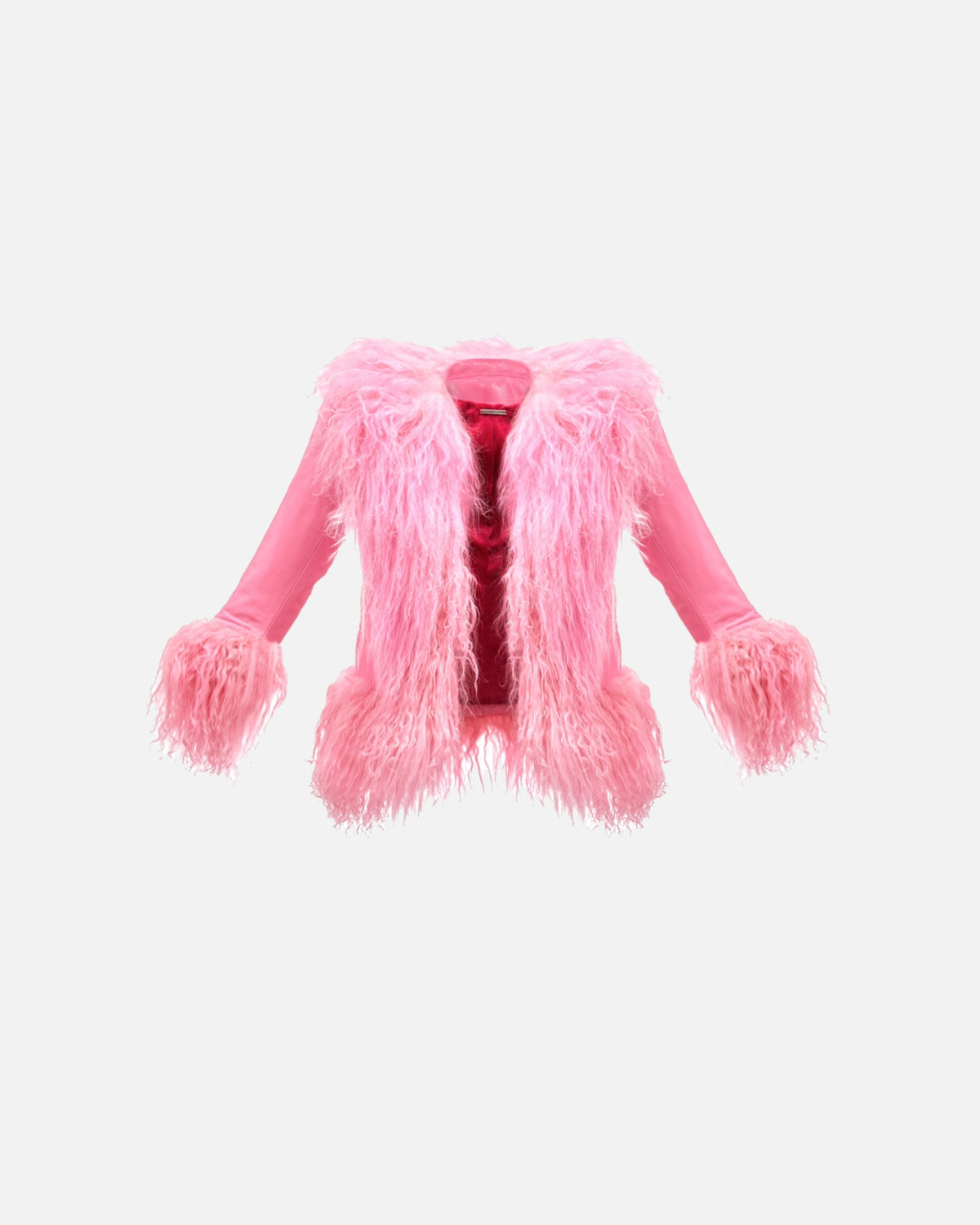 Mini Dorothy Leather Shearling Coat