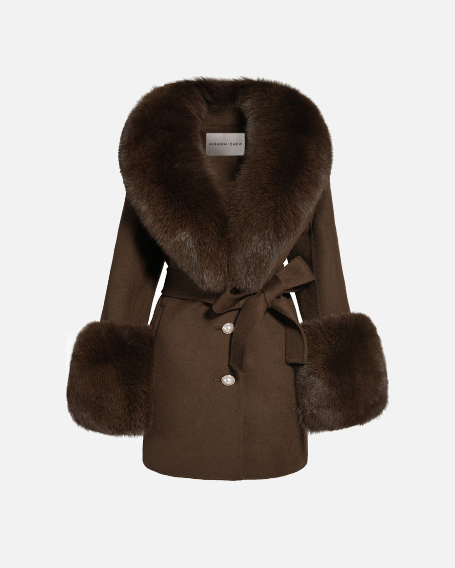 Mini Jojo Cashmere Shearling Coat