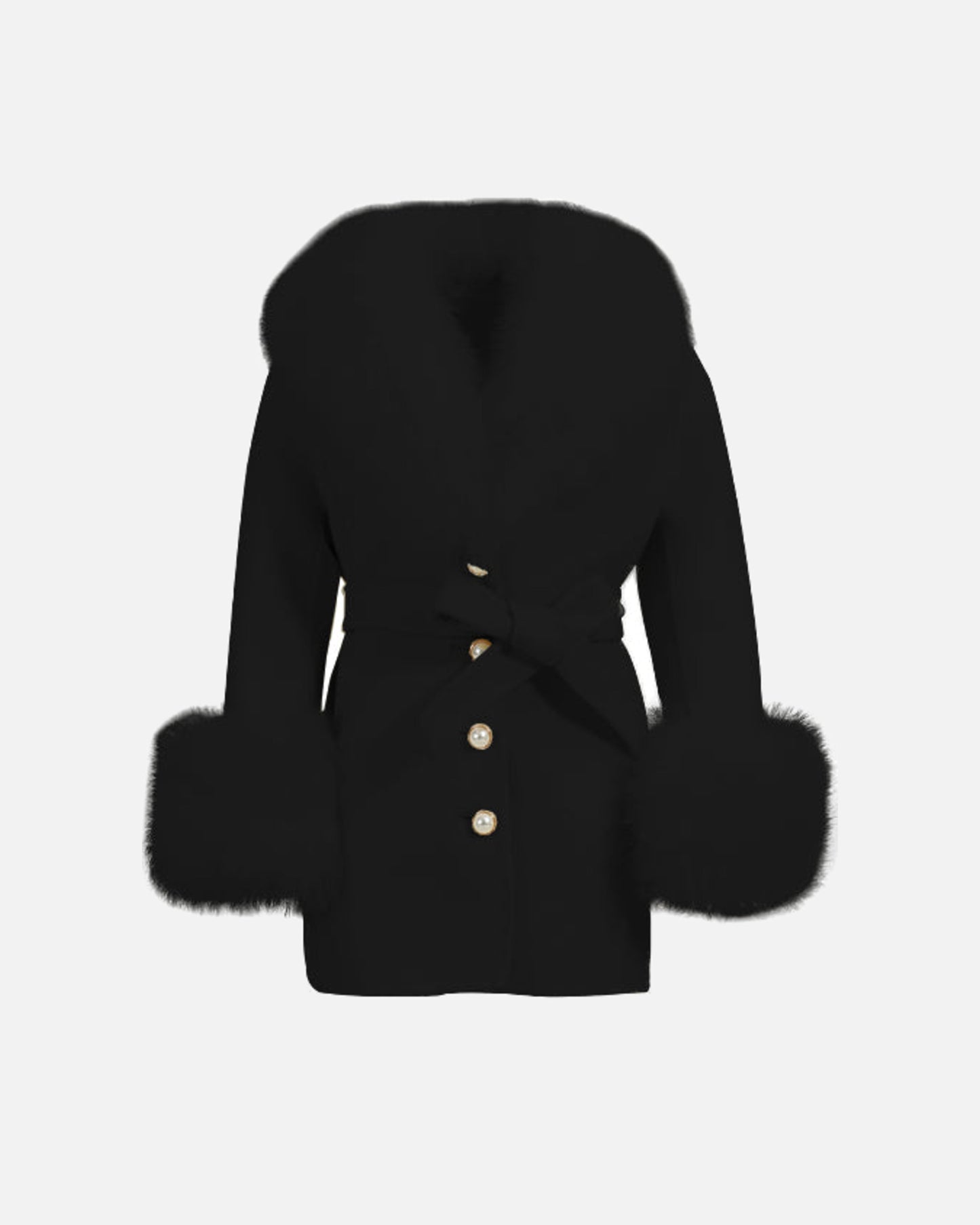 Mini Jojo Cashmere Shearling Coat