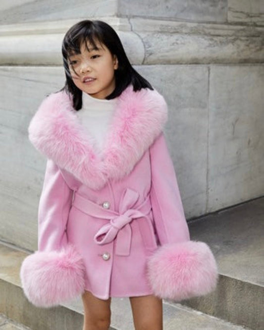 Mini Jojo Cashmere Shearling Coat