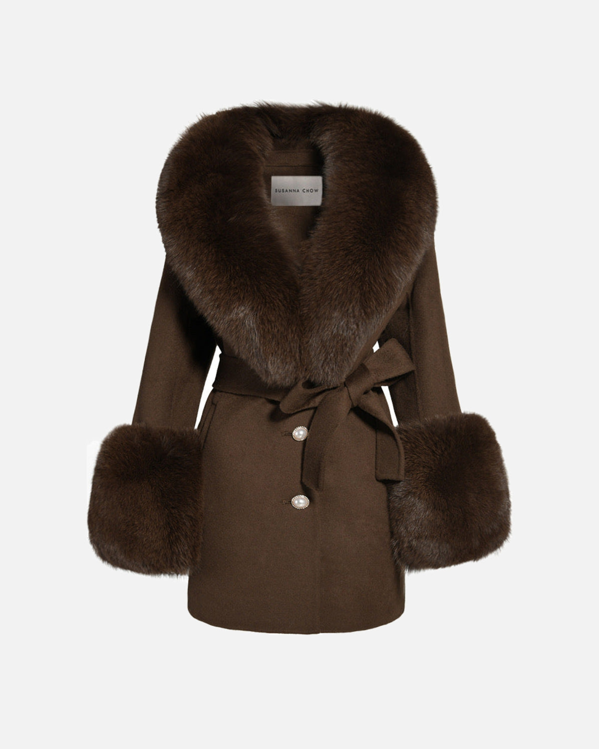 Mini Jojo Cashmere Shearling Coat