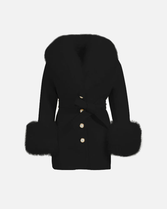 Mini Jojo Cashmere Shearling Coat
