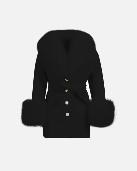 Mini Jojo Cashmere Shearling Coat