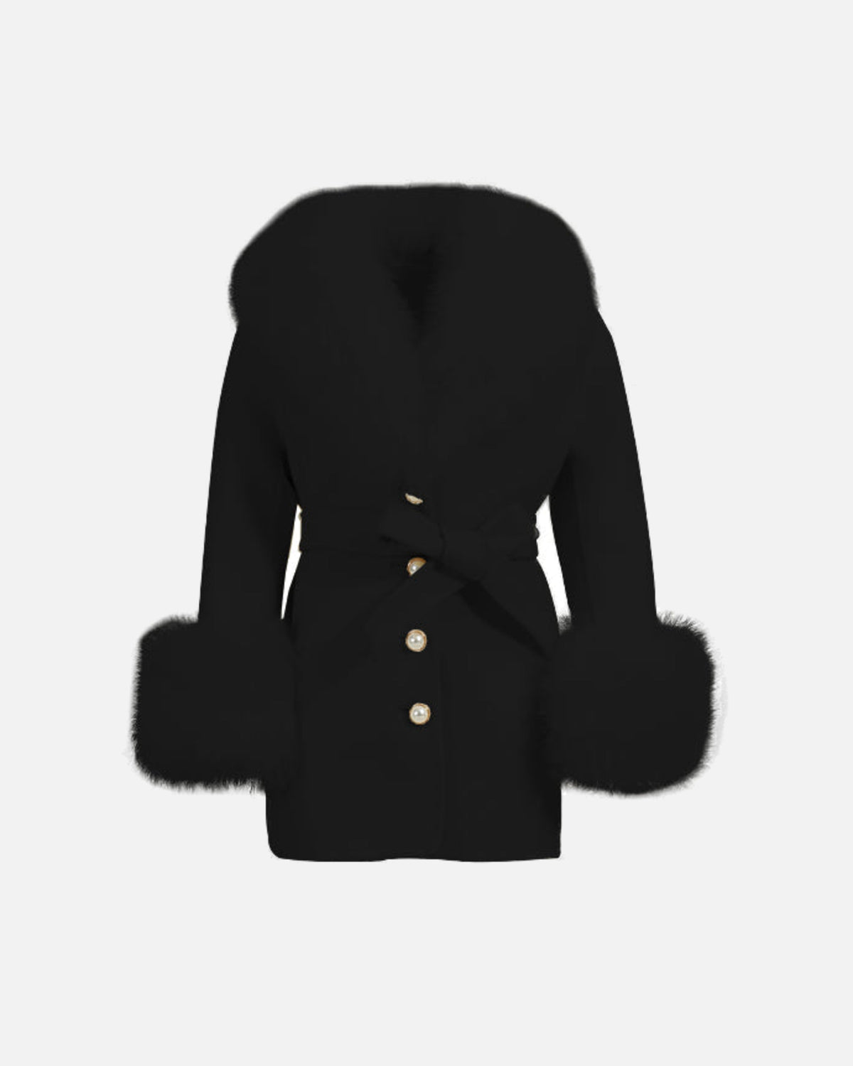 Mini Jojo Cashmere Shearling Coat
