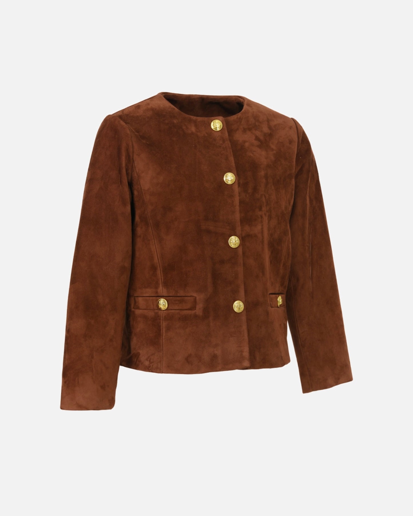 Mini Tessa Suede Bomber Jacket