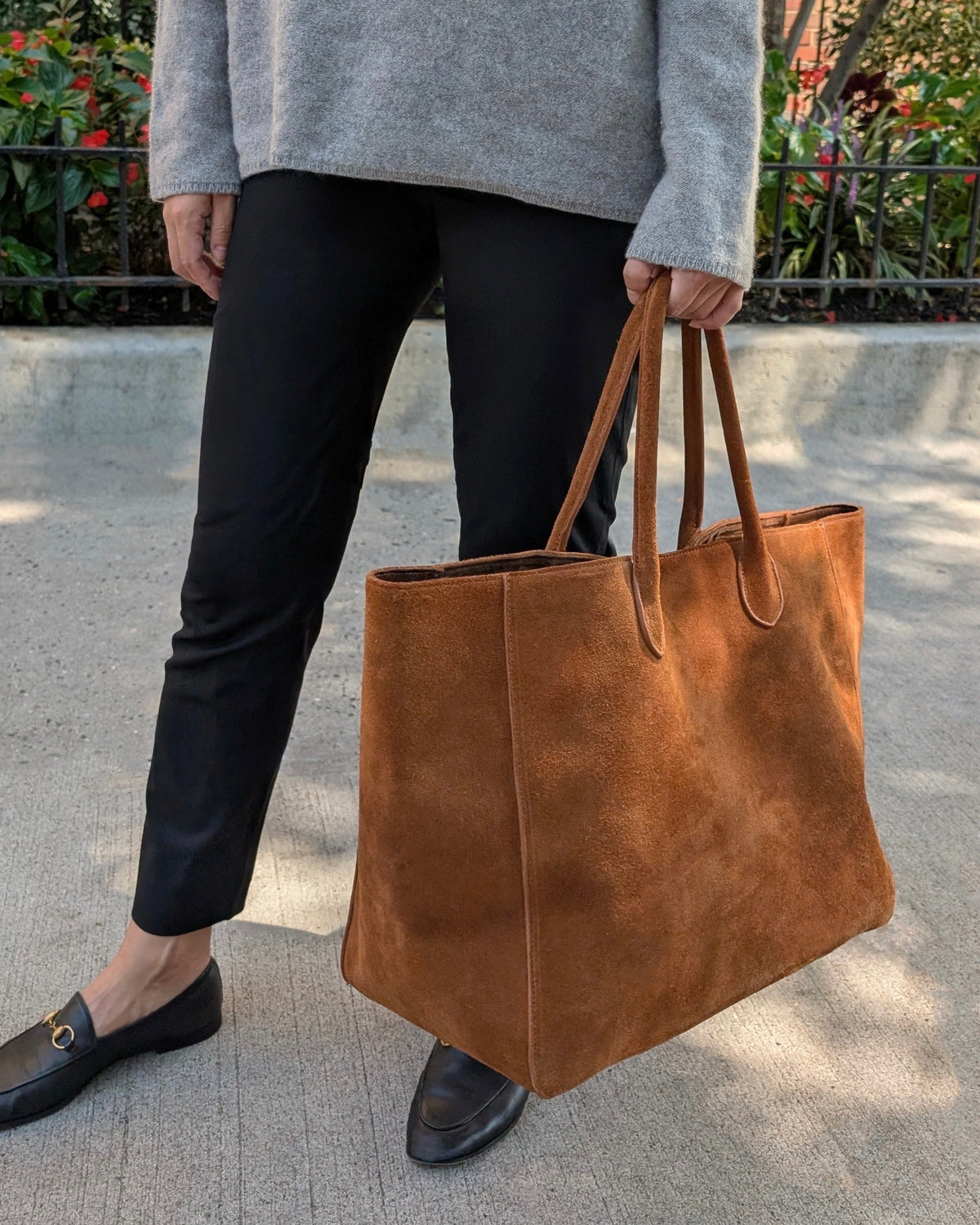 Misha Suede Tote