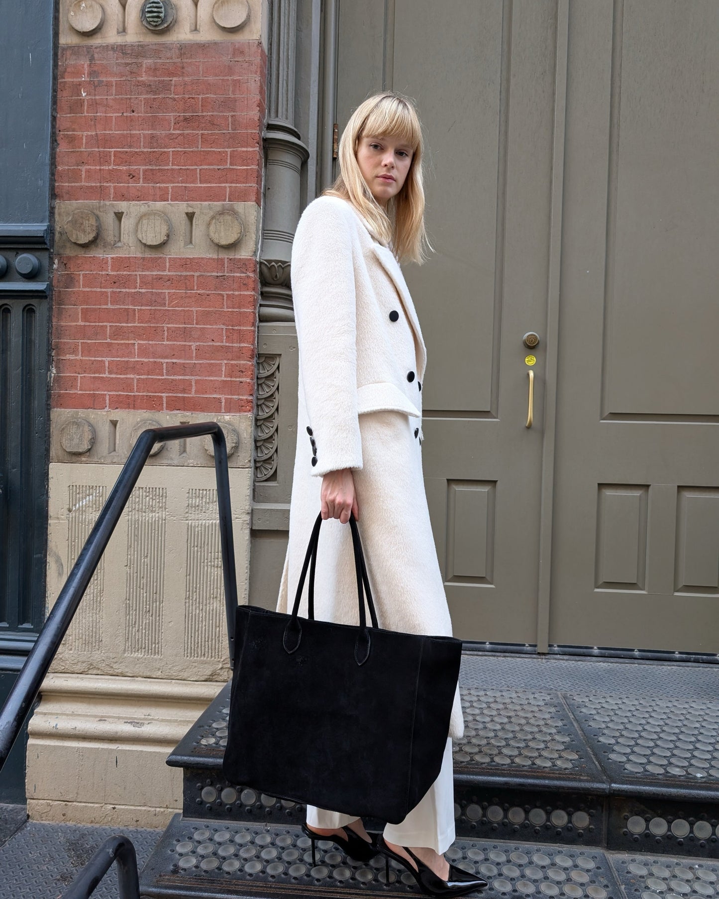 Misha Suede Tote