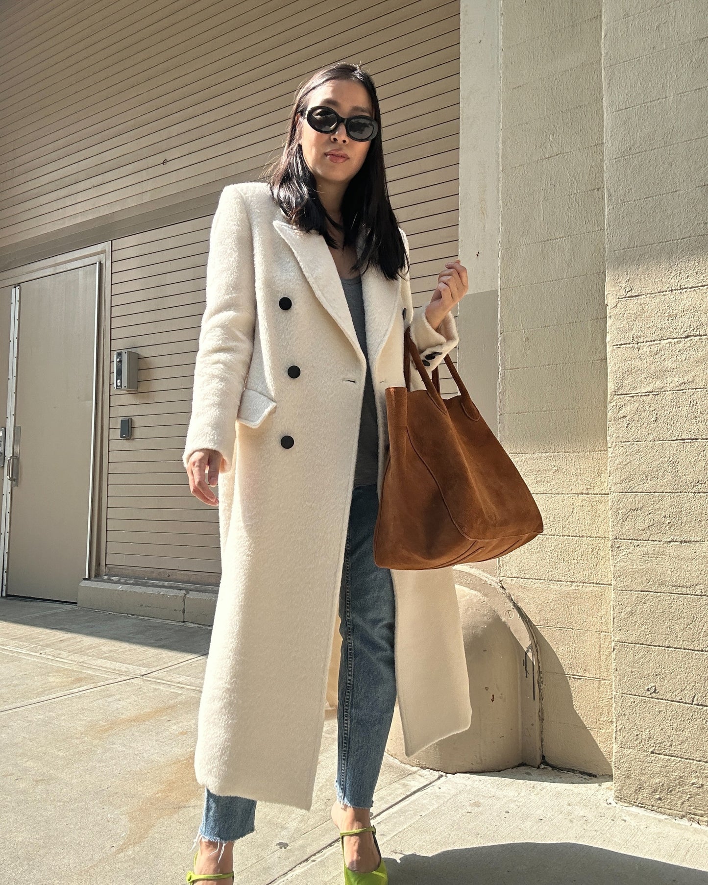 Misha Suede Tote