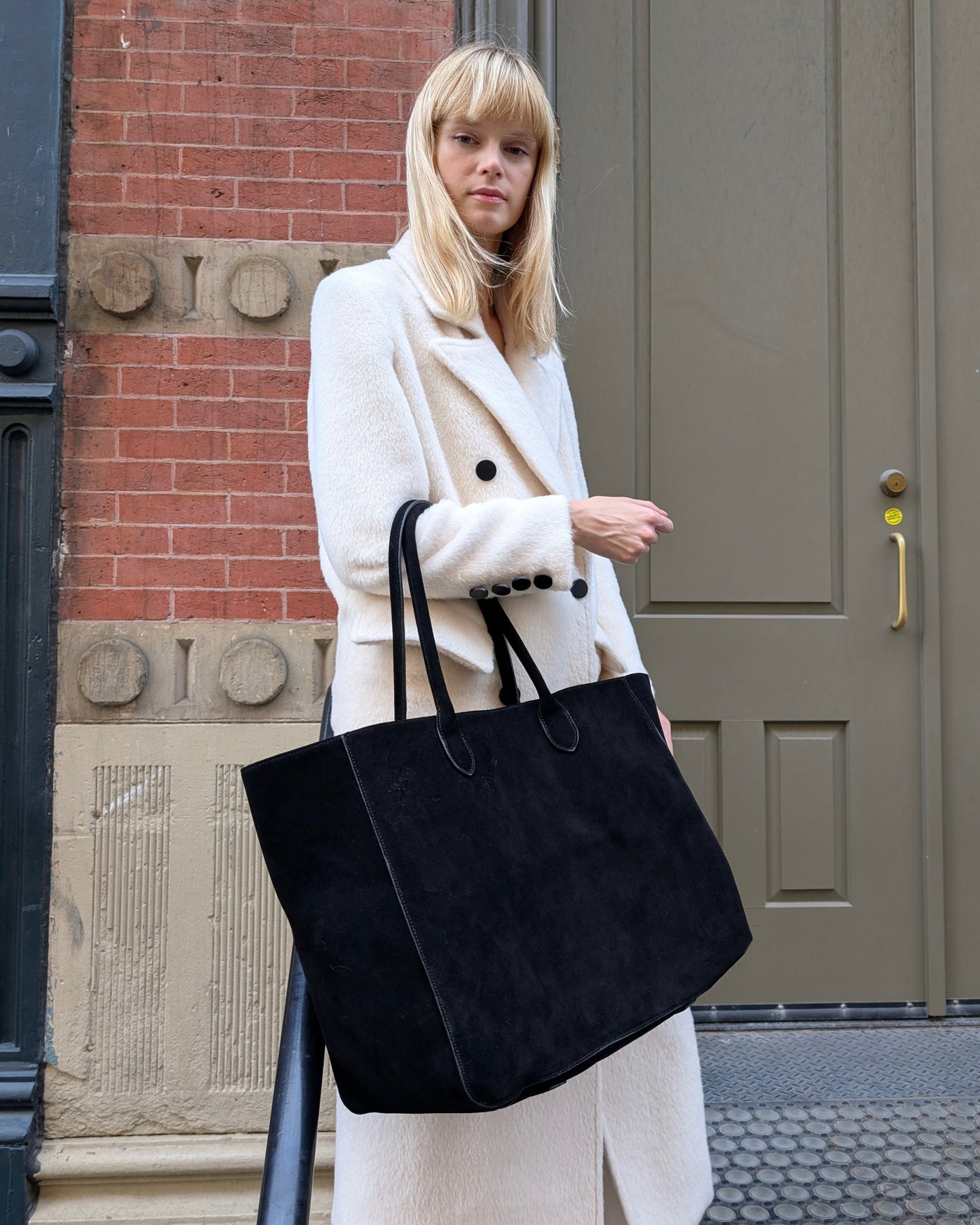 Misha Suede Tote
