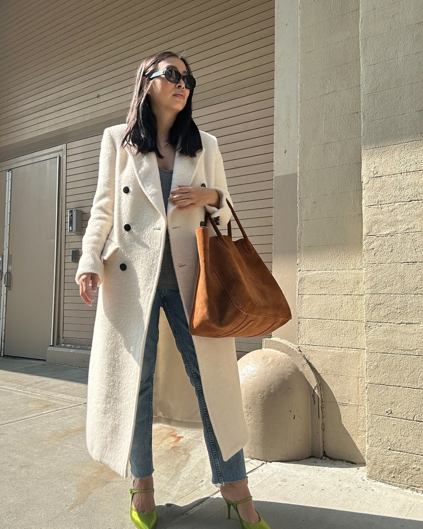 Misha Suede Tote