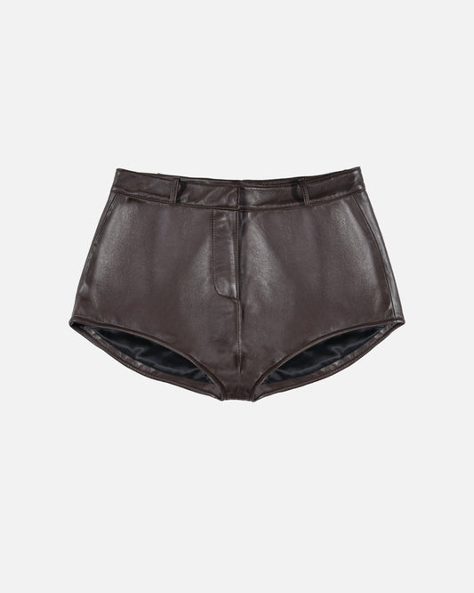 Naomi Leather Shorts