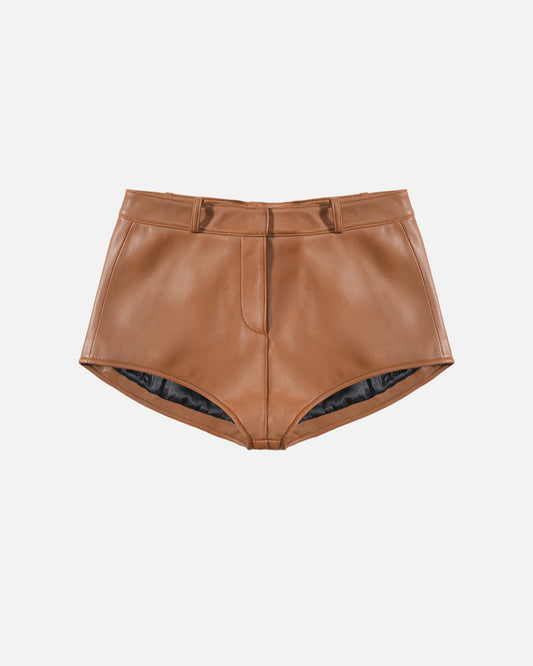 Naomi Leather Shorts