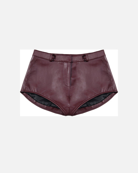 Naomi Leather Shorts