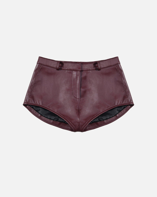 Naomi Leather Shorts