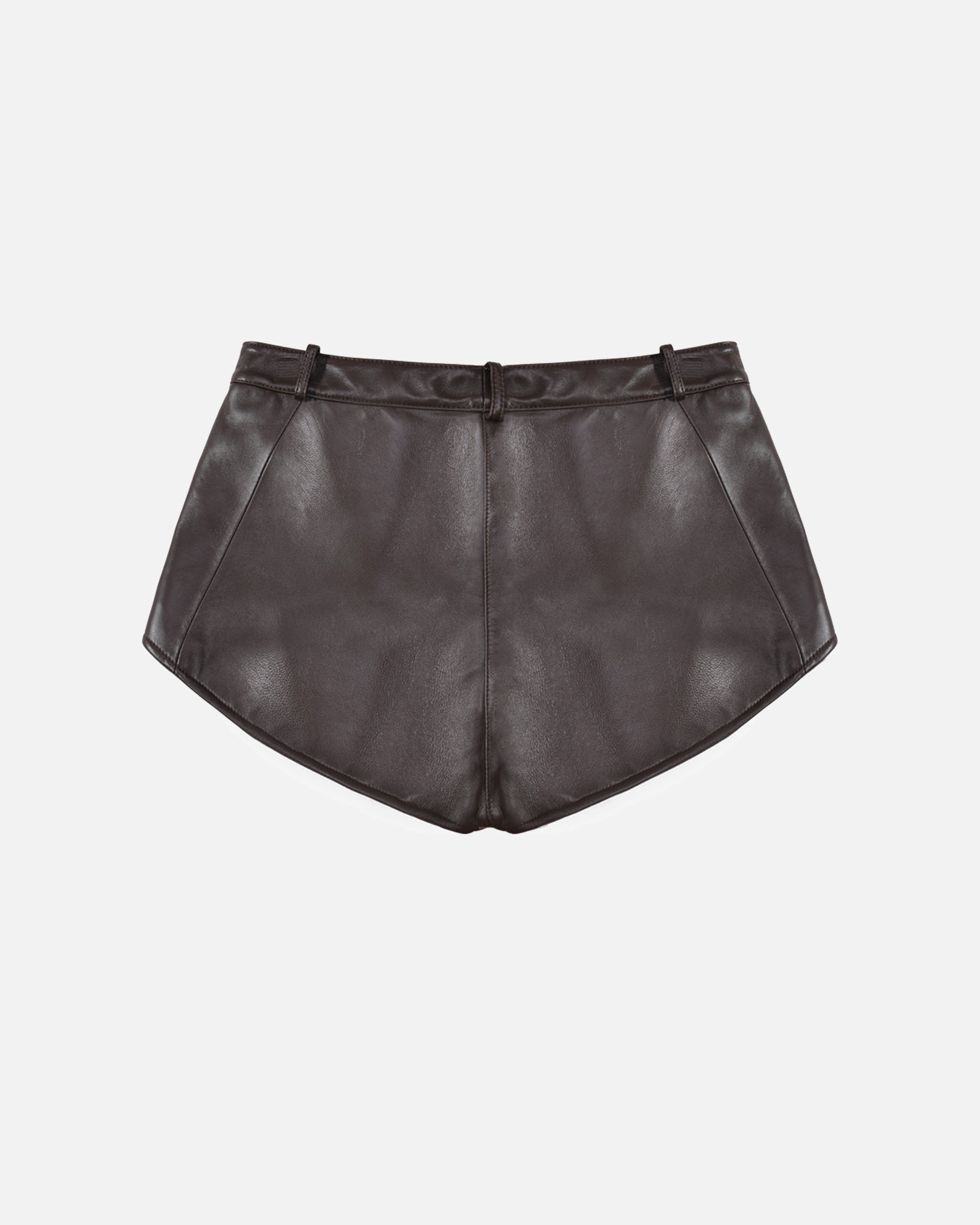 Naomi Leather Shorts – SUSANNA CHOW