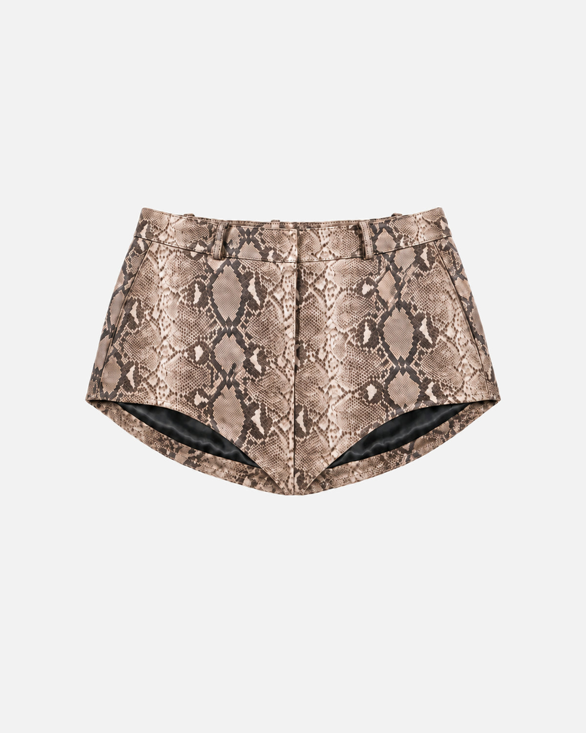 Naomi Python Micro Shorts in Python, front
