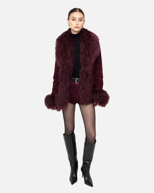 Naomi Suede Shorts