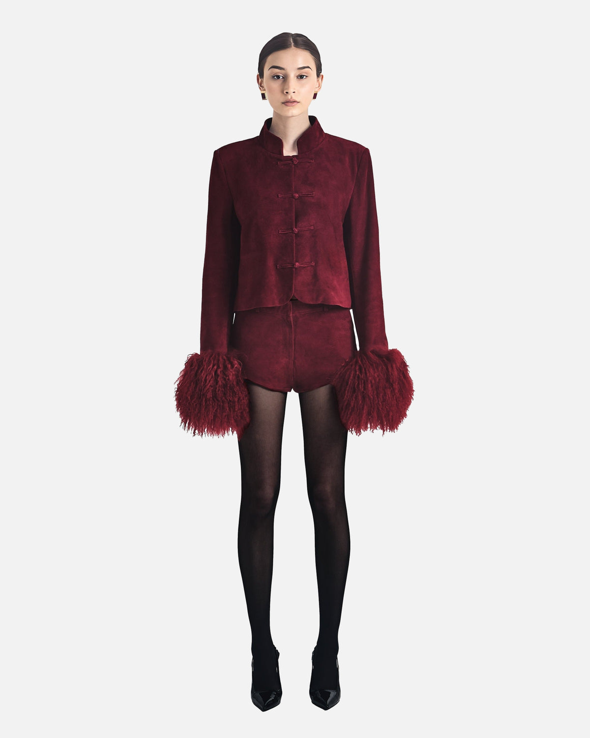 Naomi Suede Shorts