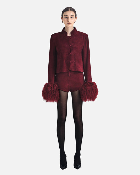 Naomi Suede Shorts