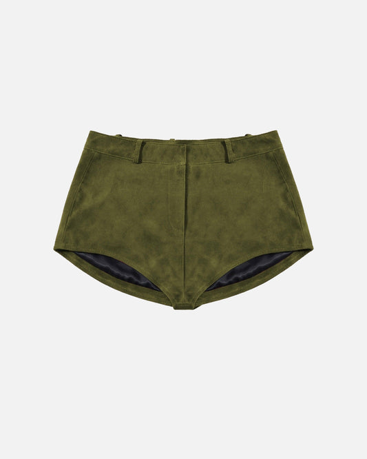 Naomi Suede Shorts